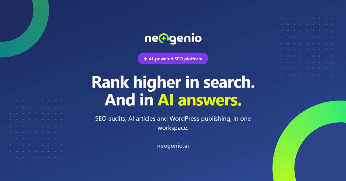 Neogenio SEO & GEO AI Engine image number 11
