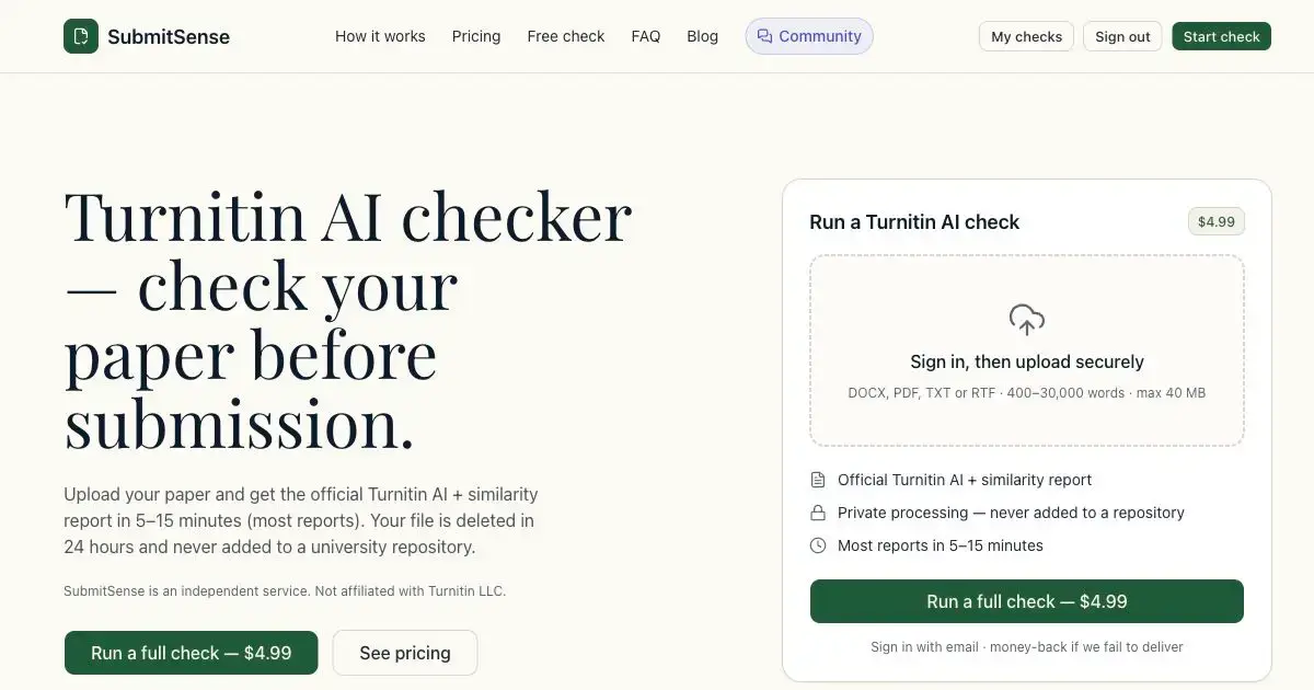 AI Turnitin Checker image number 01