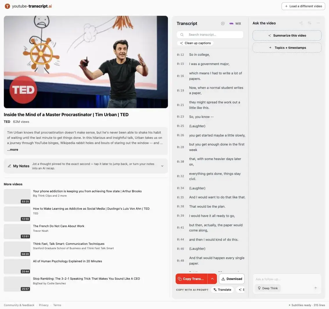YouTube Transcript AI image number 11