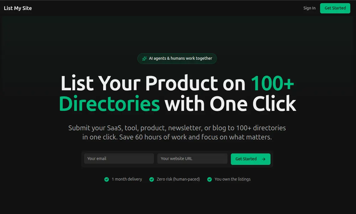 List My Site product image